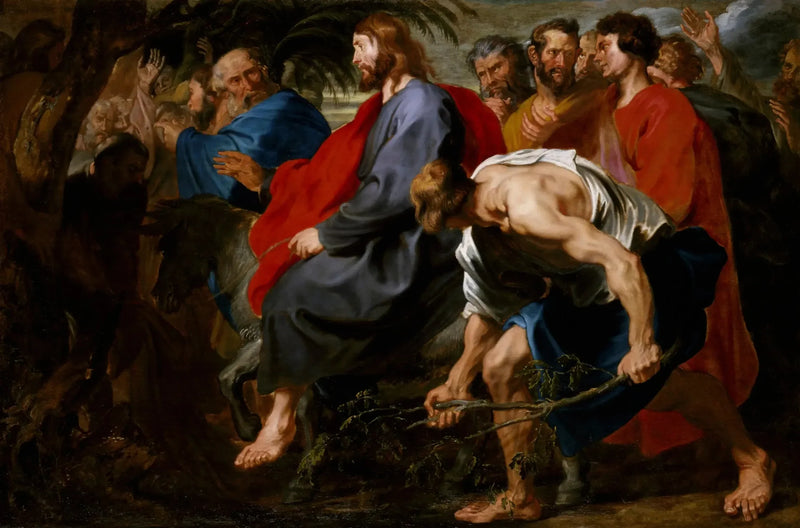 Kristi intåg i Jerusalem - Antoine van Dyck