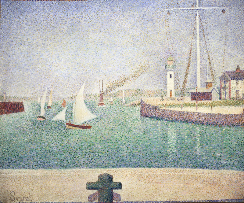 Inloppet till Honfleur - Georges Seurat