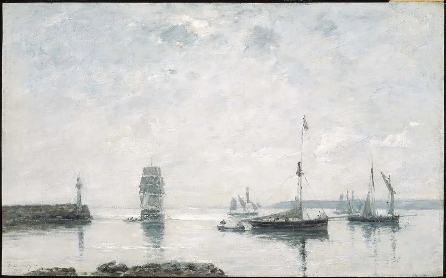 Hamnentré - Eugène Boudin