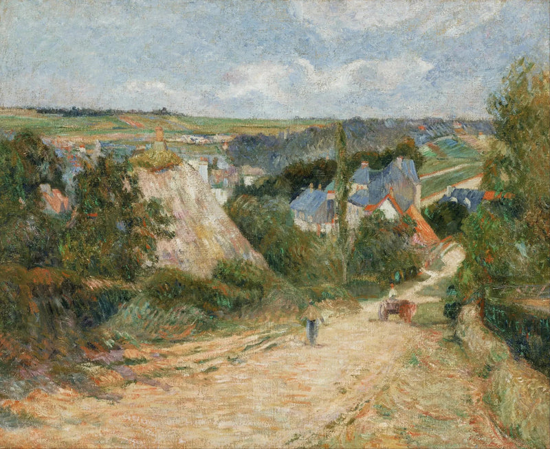 Ingången till byn Osny - Paul Gauguin