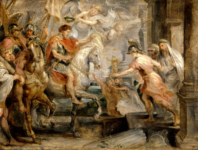 Constantins triumfbåge i Rom - Peter Paul Rubens