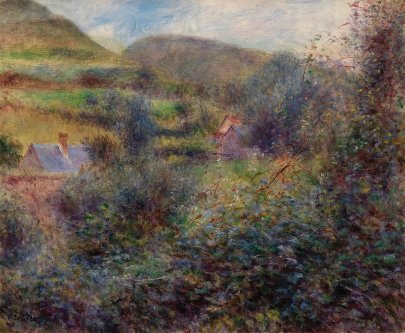 Områden kring Berneval - Pierre-Auguste Renoir