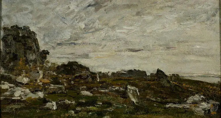 Områden kring Plougastel - Eugène Boudin
