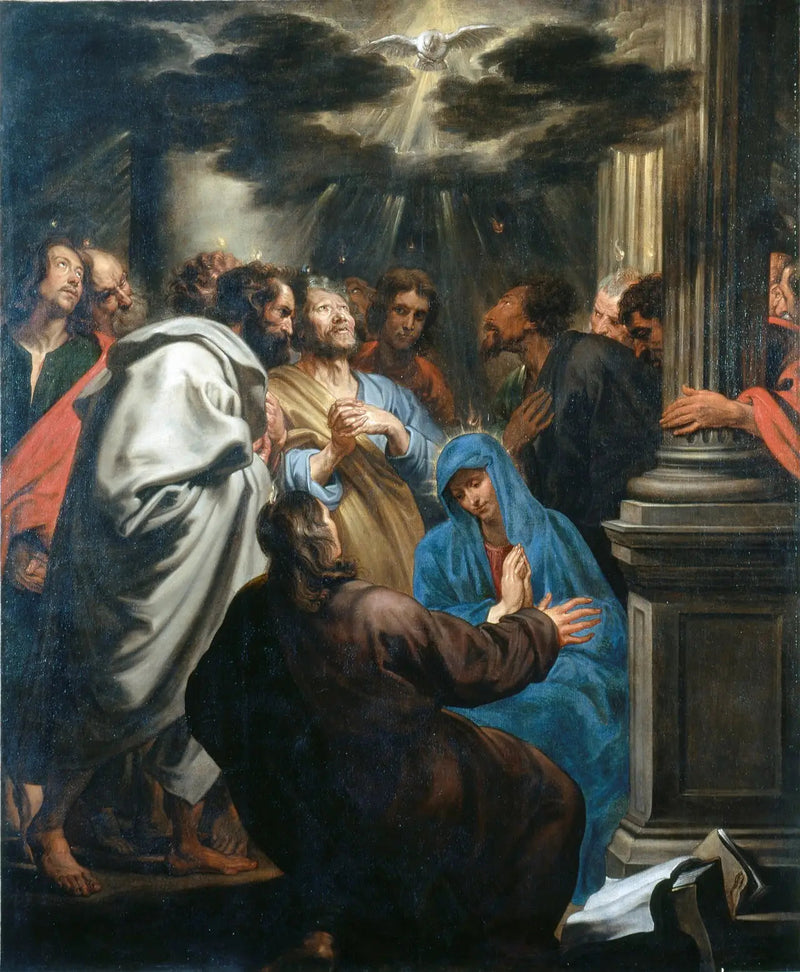 Helig Ande-utgjutelsen (Pingst) - Antoine van Dyck