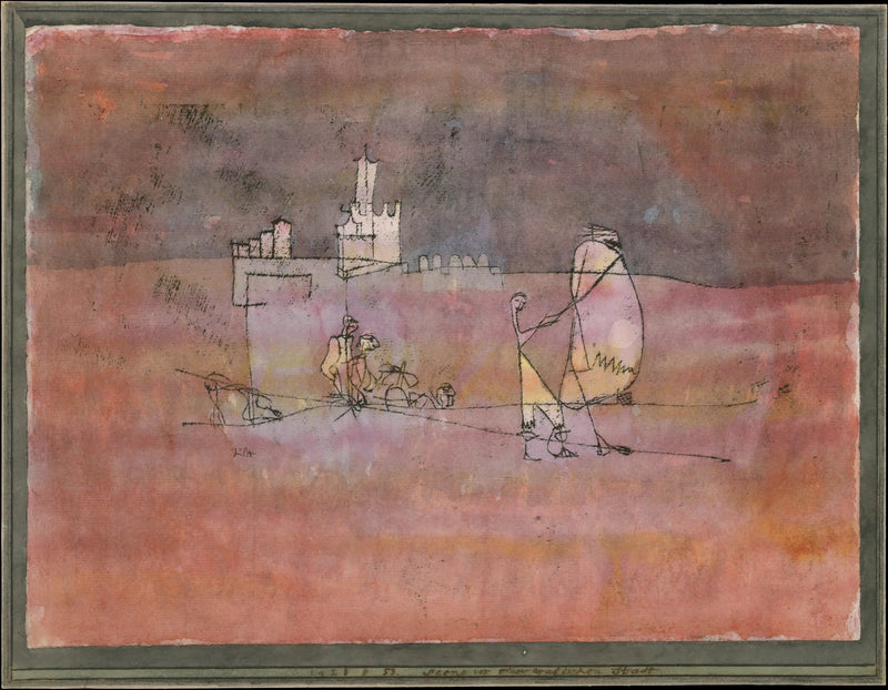 Episod före en arabisk stad - Paul Klee
