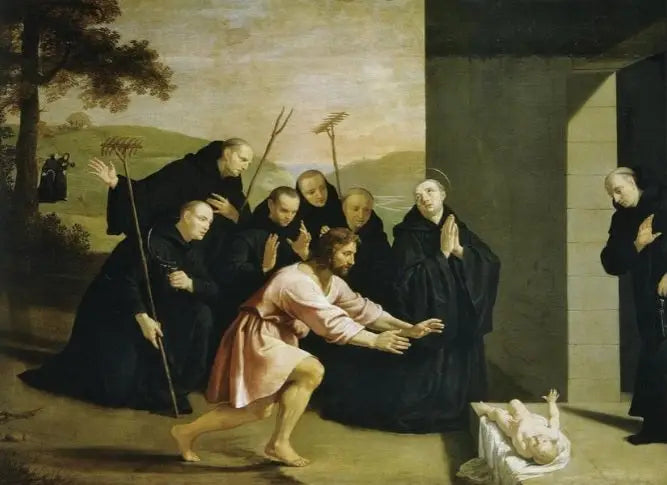 Épisodes de la vie de saint Benoît: L’enfant ressuscité - Philippe de Champaigne - Alpha Reproduction