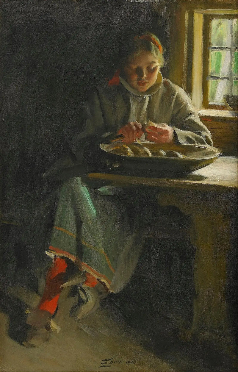 Skala potatisen - Anders Zorn