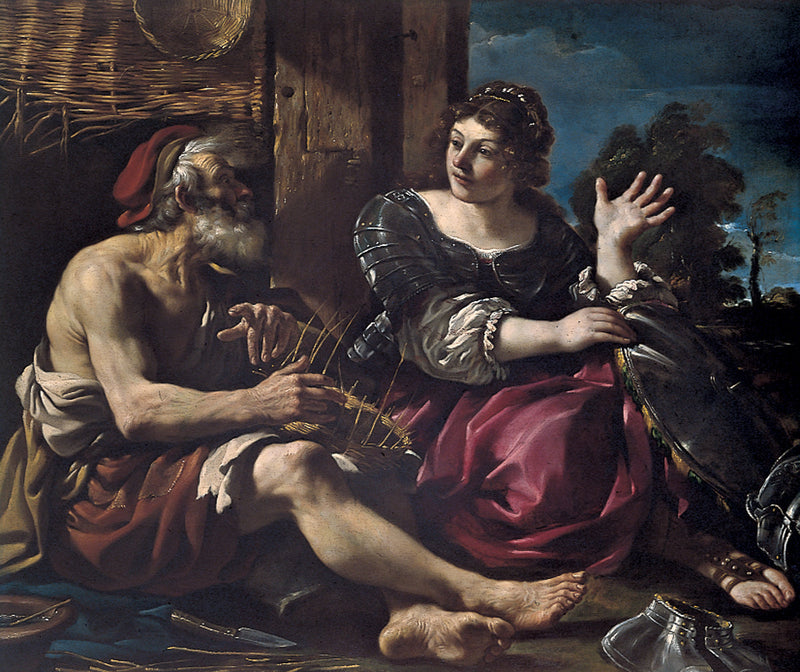 Erminia och herden - Guercino
