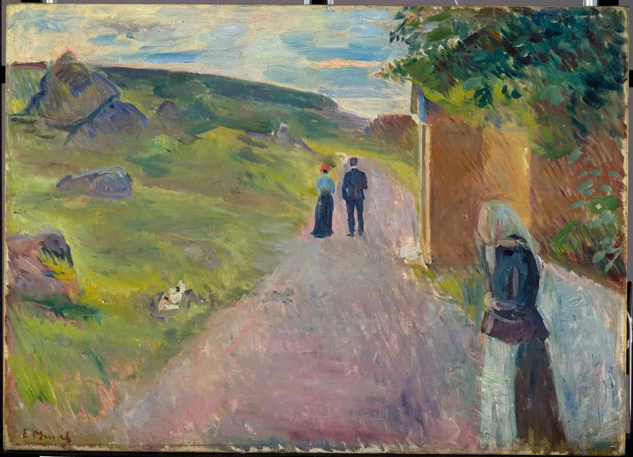 Erotik en sommarkväll - Edvard Munch