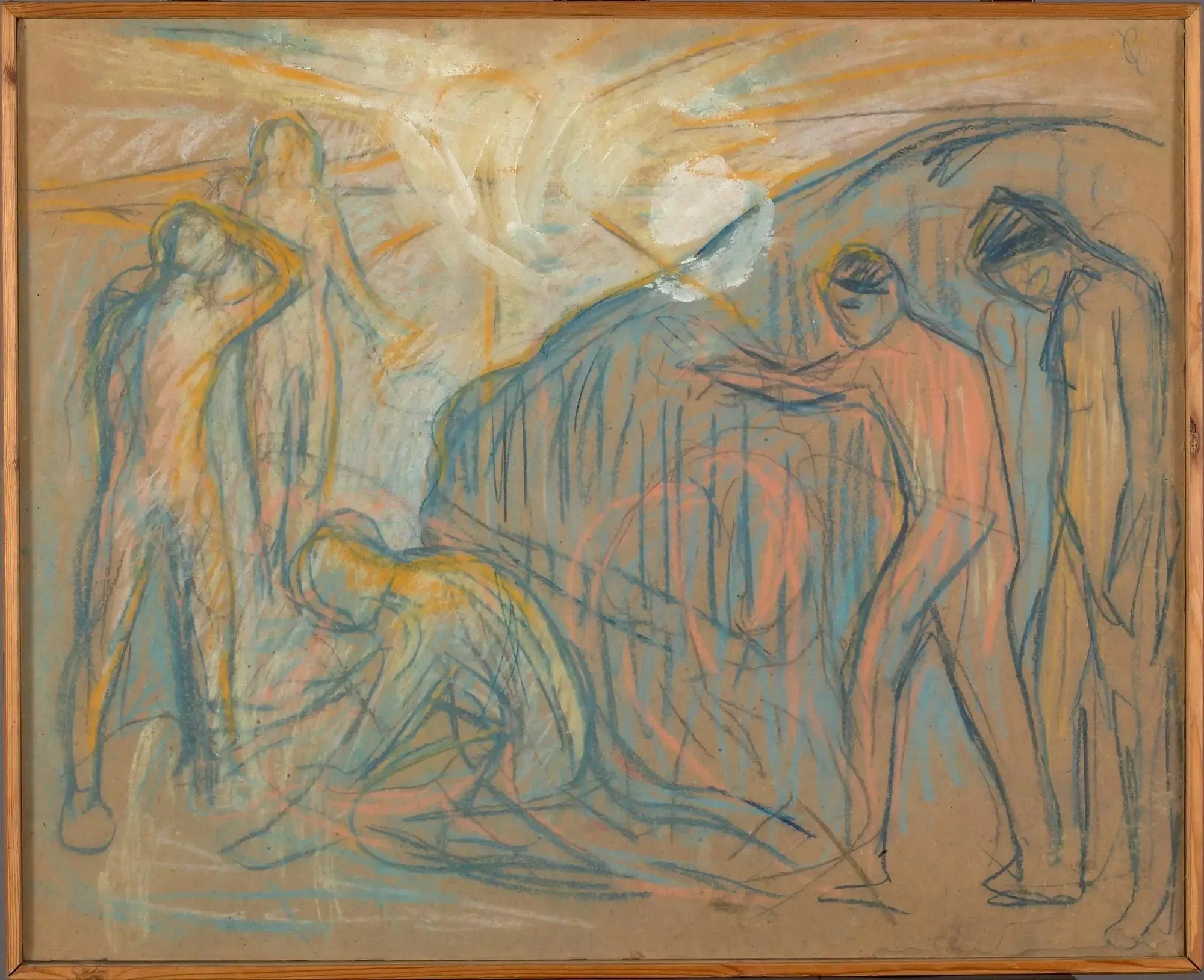 Errant vers la lumière - Edvard Munch image 1 reproduction de peinture à l’huile
