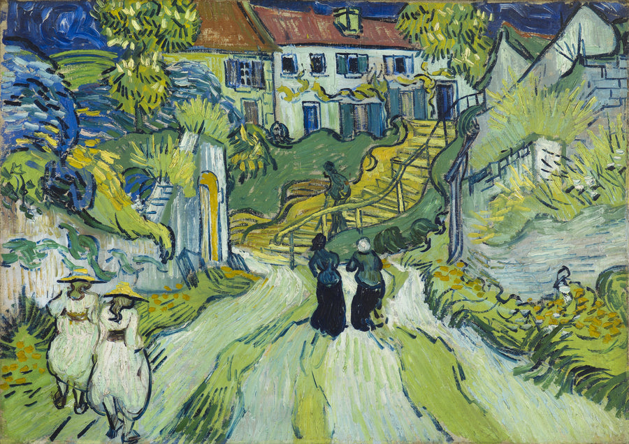 Trappan i Auvers - Vincent van Gogh