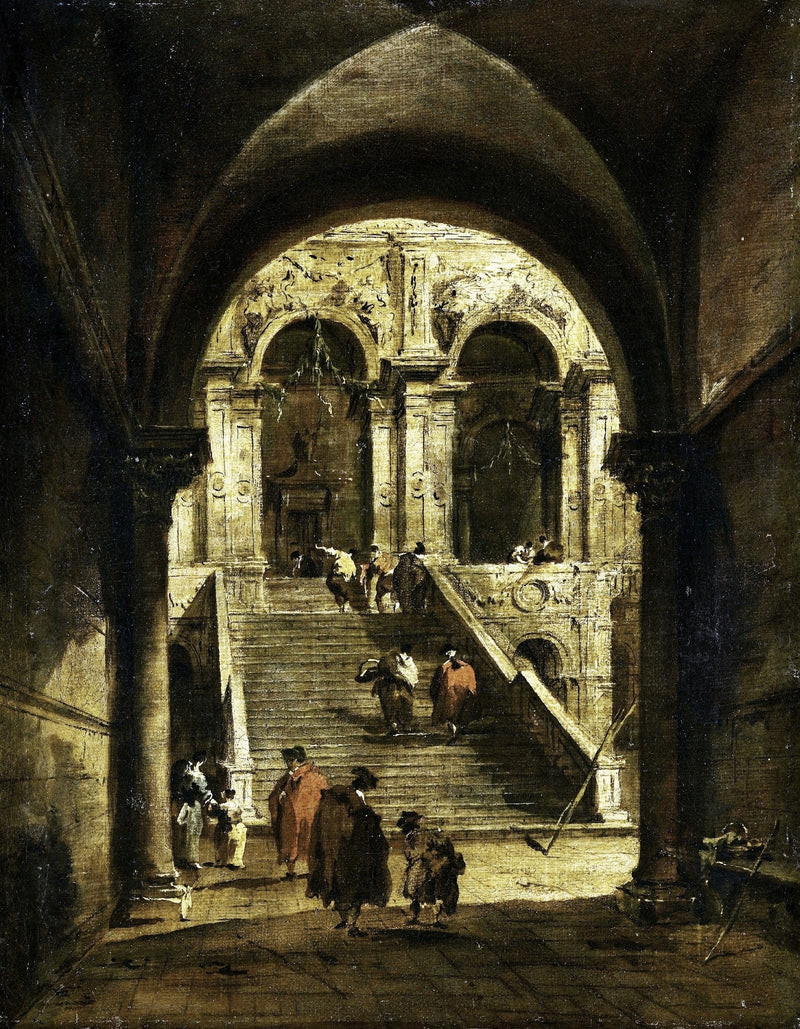 Palats trappa - Francesco Guardi