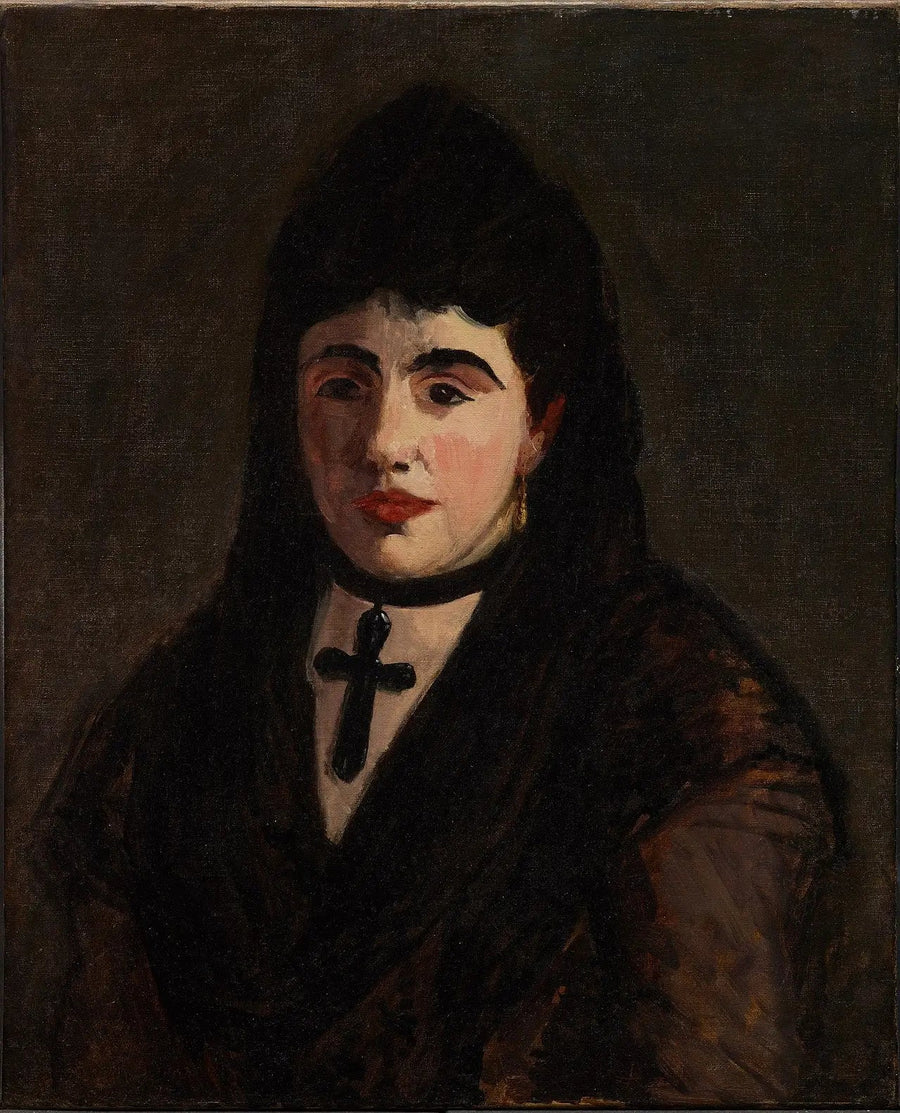 Spanjorska vid Svarta korset - Édouard Manet
