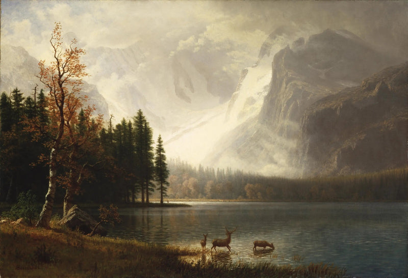 Estes Park, Colorado, Whyte-sjön - Albert Bierstadt
