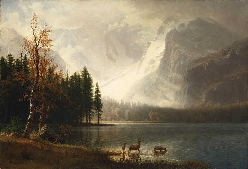Estes Park, Colorado, Whyte-sjön - Albert Bierstadt