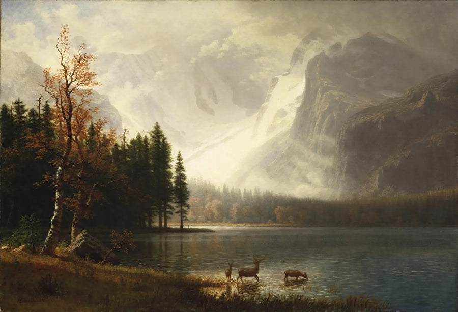 Estes Park, Colorado, Whyte-sjön - Albert Bierstadt