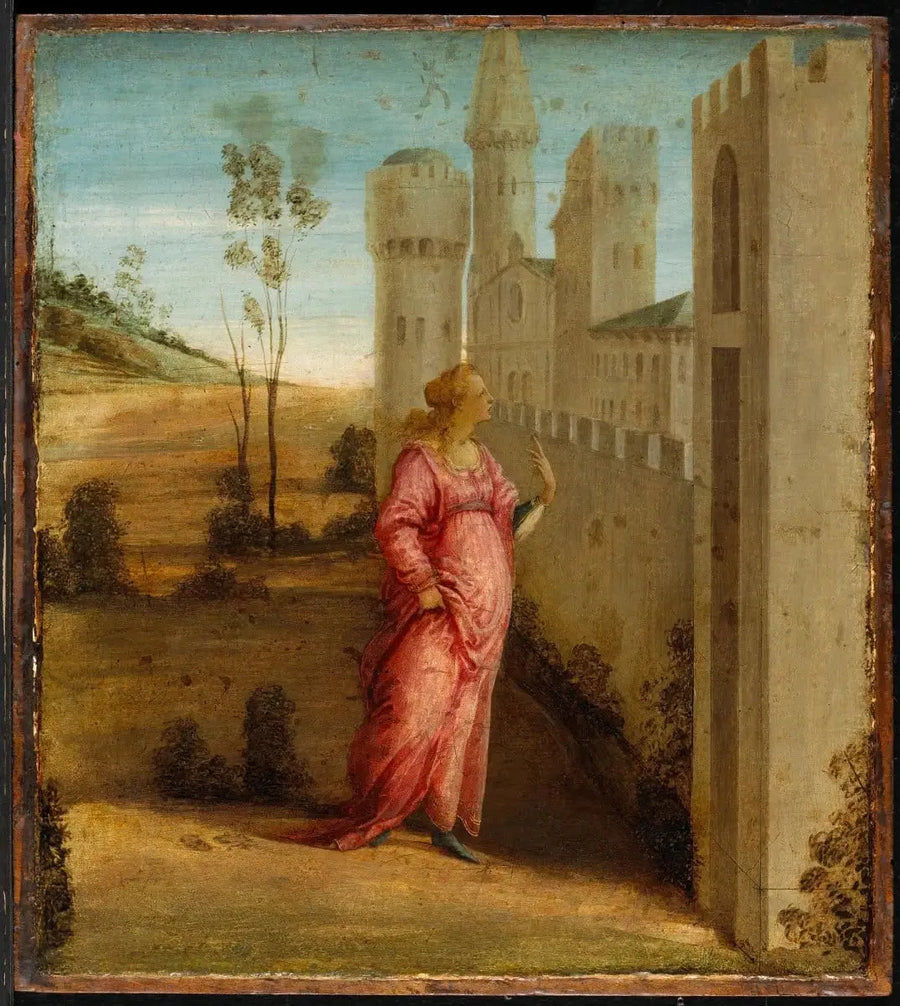 Esther vid palatsporten - Filippino Lippi