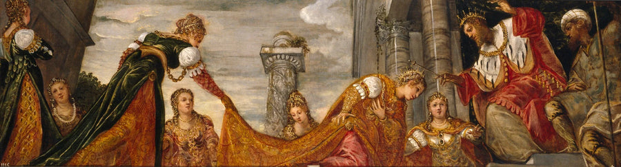 Esther och Assuérus - Jacopo Tintoretto