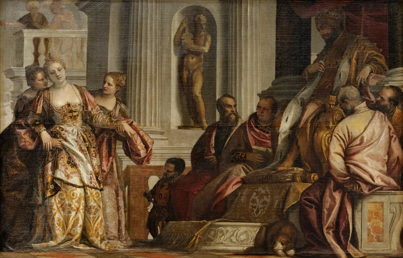 Esther och Assuérus - Paul Véronèse