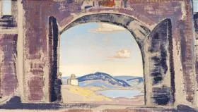 Et nous ouvrons les portes - Nicolas Roerich image 1 reproduction d’œuvre d’art à l’huile