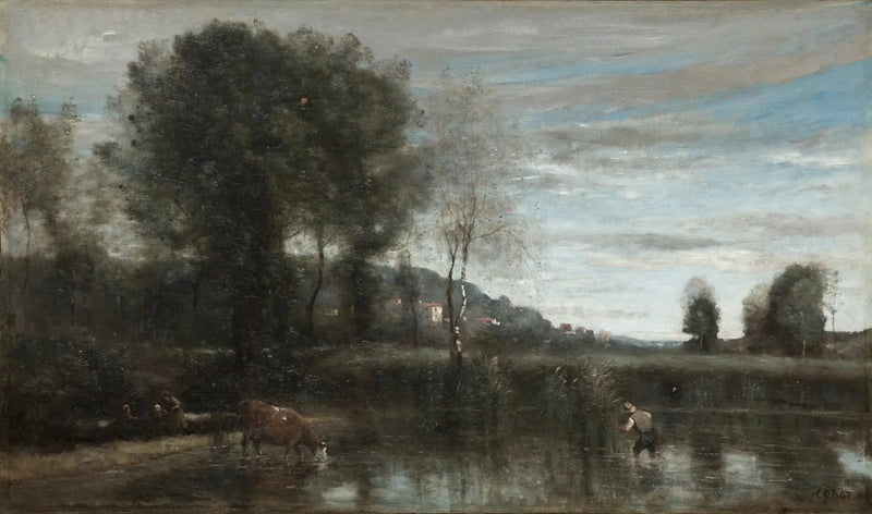 Våtmark i Ville-d'Avray - Jean-Baptiste Camille Corot