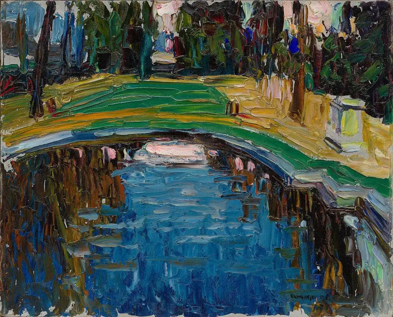 Damm i parken - Vassily Kandinsky