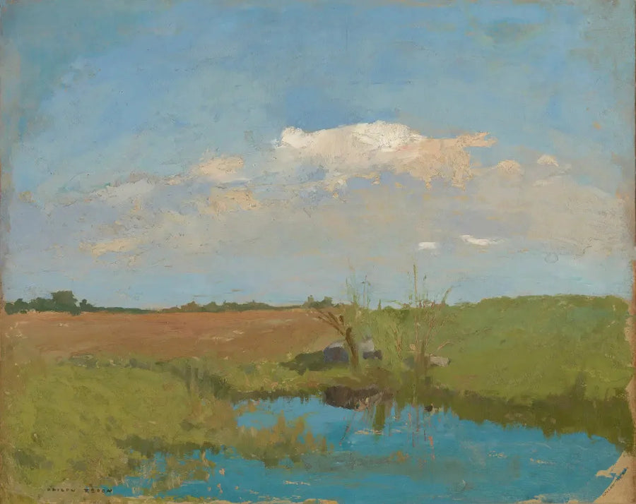 Sjö i Landes - Odilon Redon