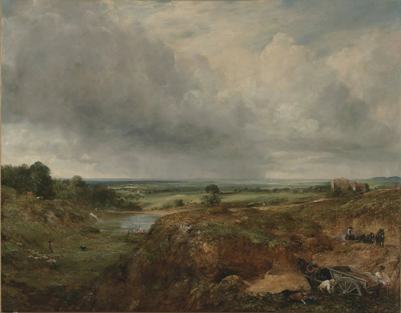 Branch Hill-sjön, Hampstead Heath (1824) - John Constable