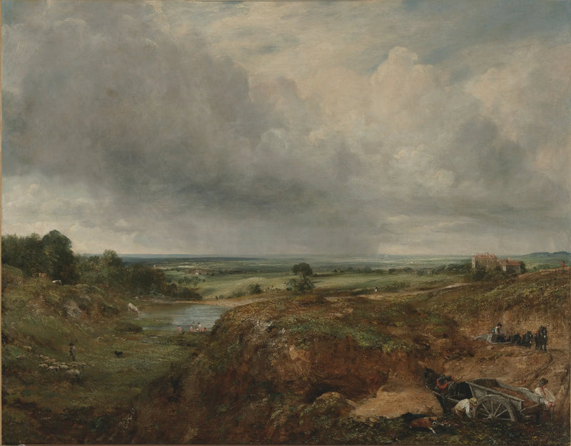 Branch Hill-sjön, Hampstead Heath (1824) - John Constable