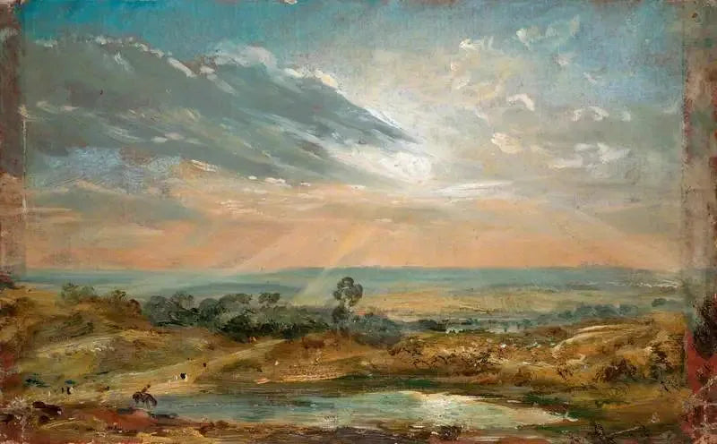 Branch Hill-sjön, Hampstead - John Constable