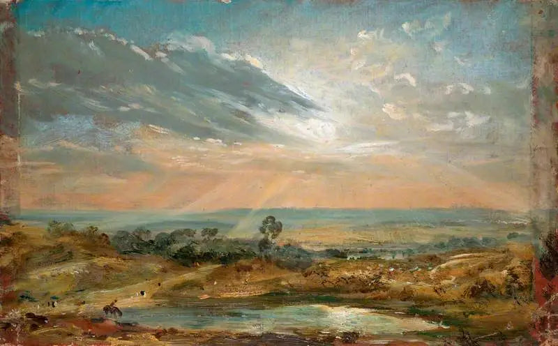 Branch Hill-sjön, Hampstead - John Constable