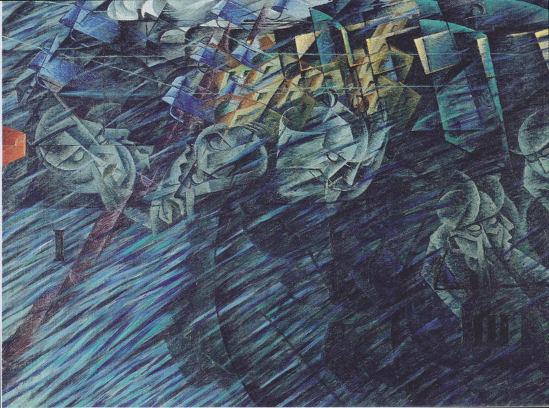 Själstillstånd II: De som lämnar - Umberto Boccioni