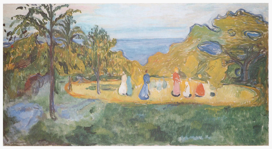 Sommar i parken (Frise Linde) - Edvard Munch
