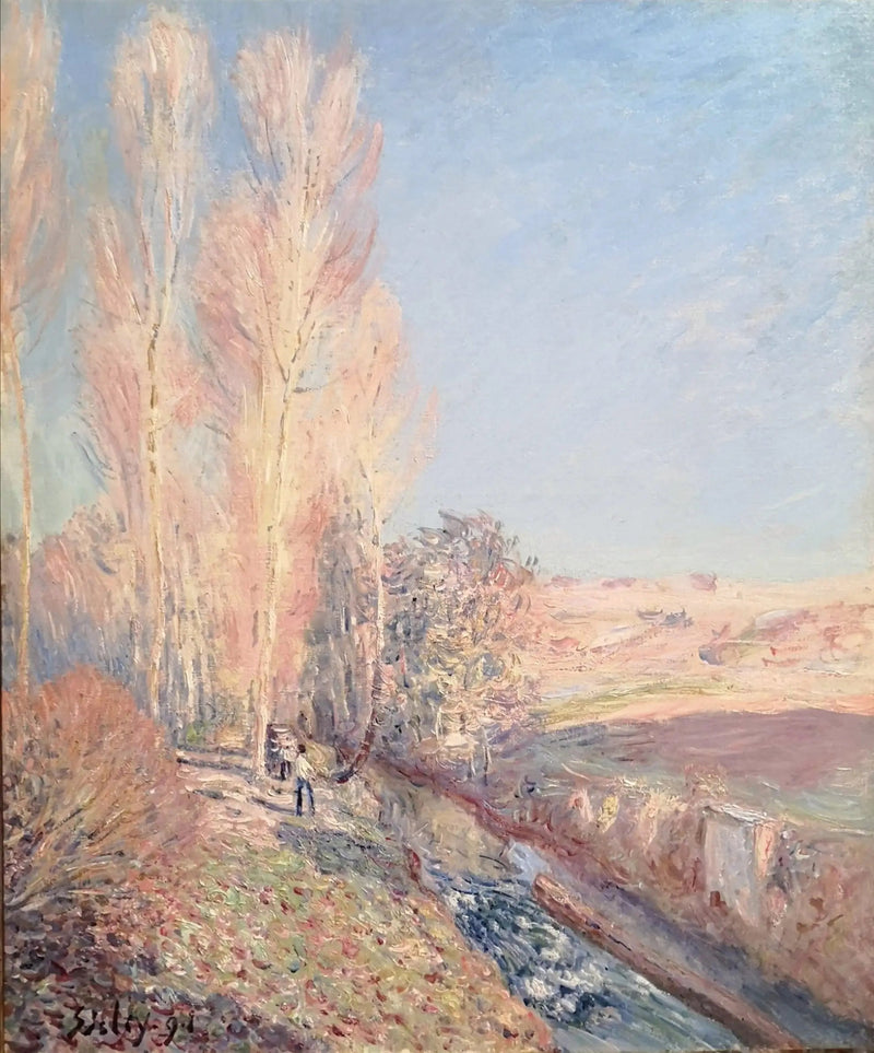 Sankt Martins sommar, i närheten av Moret-sur-Loing - Alfred Sisley