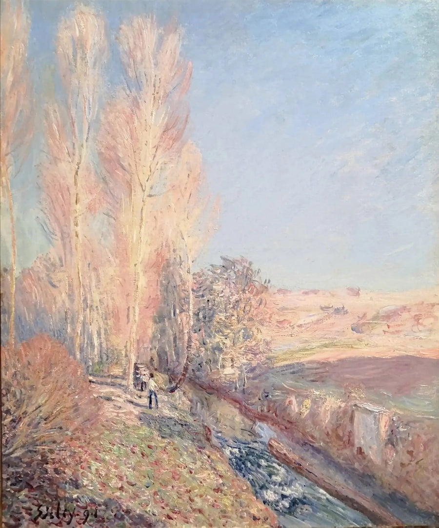 Sankt Martins sommar, i närheten av Moret-sur-Loing - Alfred Sisley