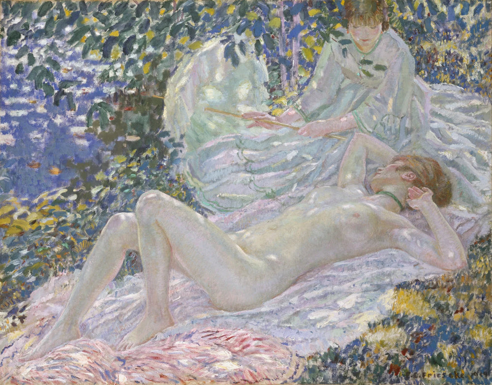 Été - Frederick Carl Frieseke image 1 reproduction réalisée par Alpha Reproduction