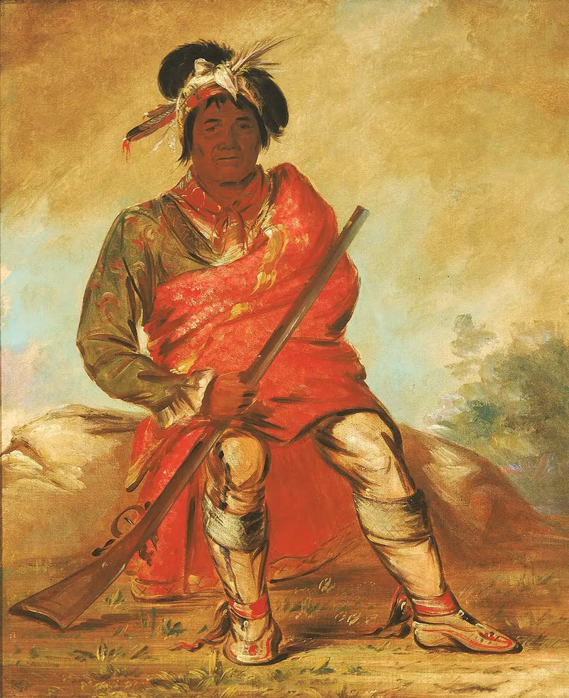 Eteh-ée-fix-e-co, Hjort utan hjärta, en chef - George Catlin