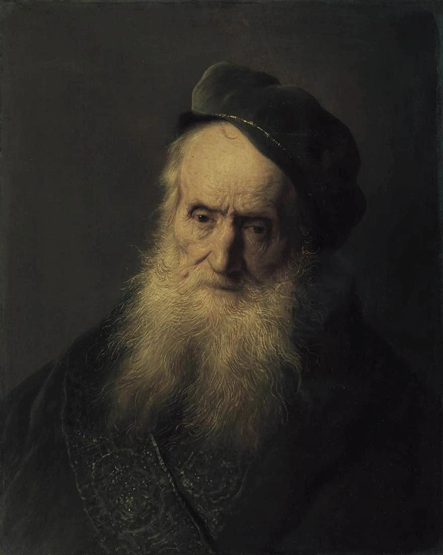 Porträtt av en gammal man - Rembrandt