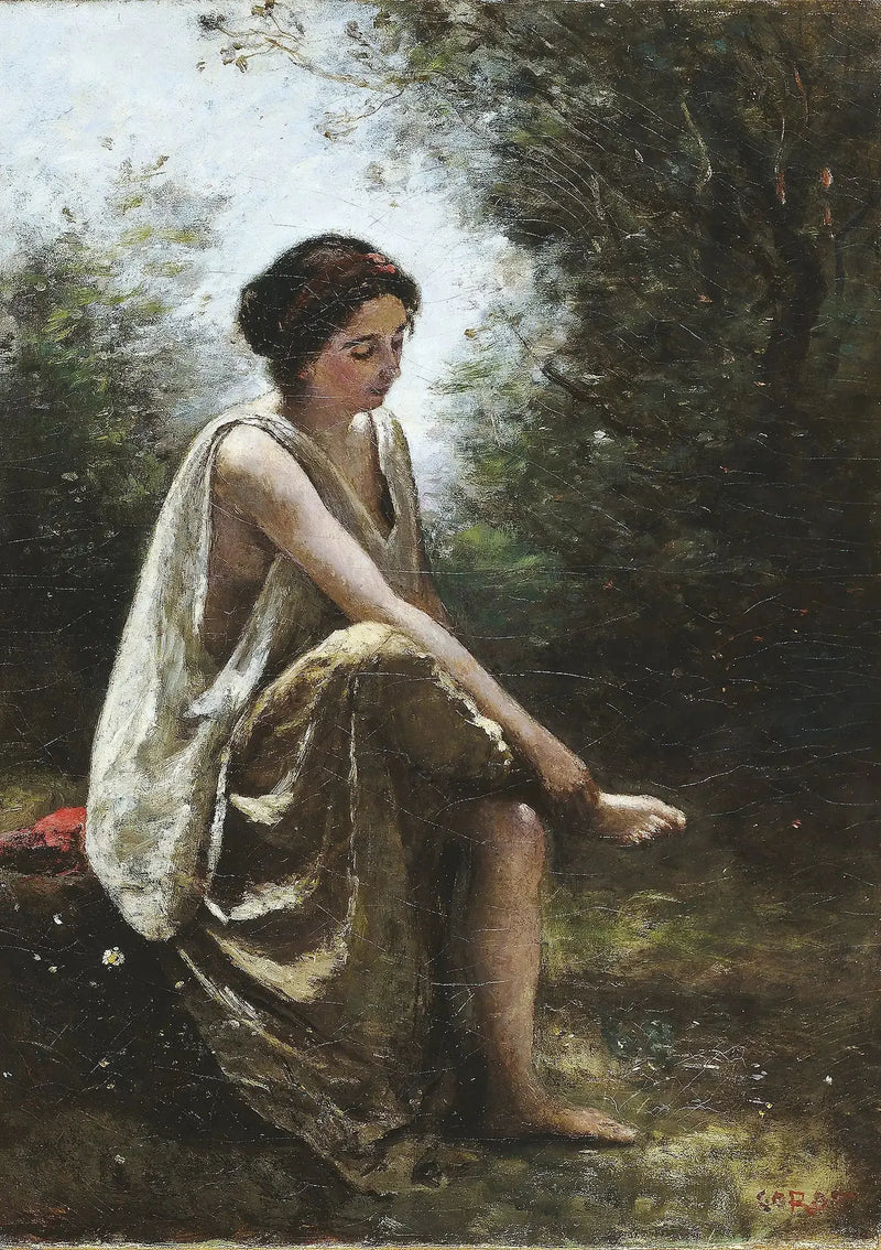 Eurydice skadad - Jean-Baptiste Camille Corot