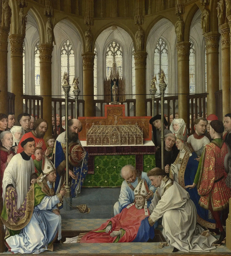 Exhumation av helgon Hubert - Rogier van der Weyden