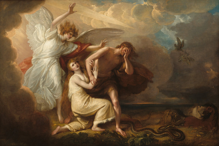 L'expulsion d'Adam et Ève du paradis - Benjamin West