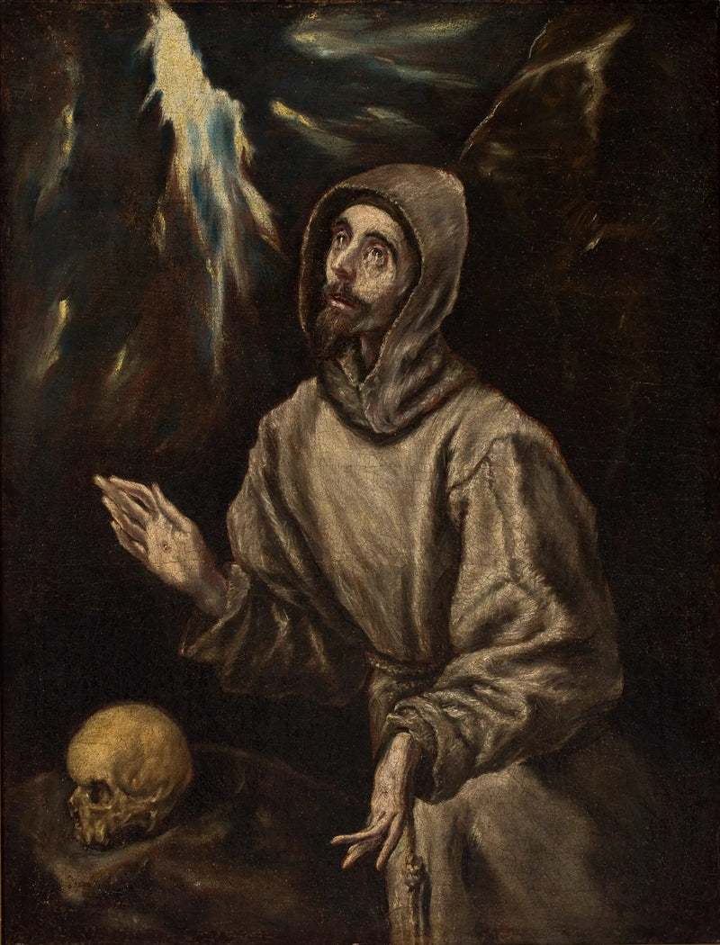 Saint Franciskus mottar stigmata - El Greco