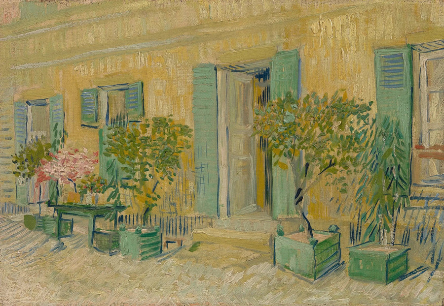 Exteriör av en restaurang i Asnières - Vincent van Gogh