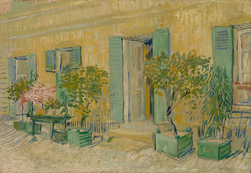 Exteriör av en restaurang i Asnières - Vincent van Gogh