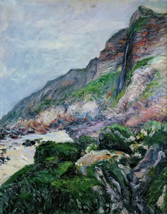 Klippa i Normandie - Gustave Caillebotte