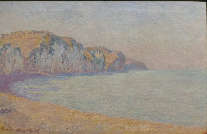 Pourville Cliff, på morgonen, Montreal W1442 - Claude Monet
