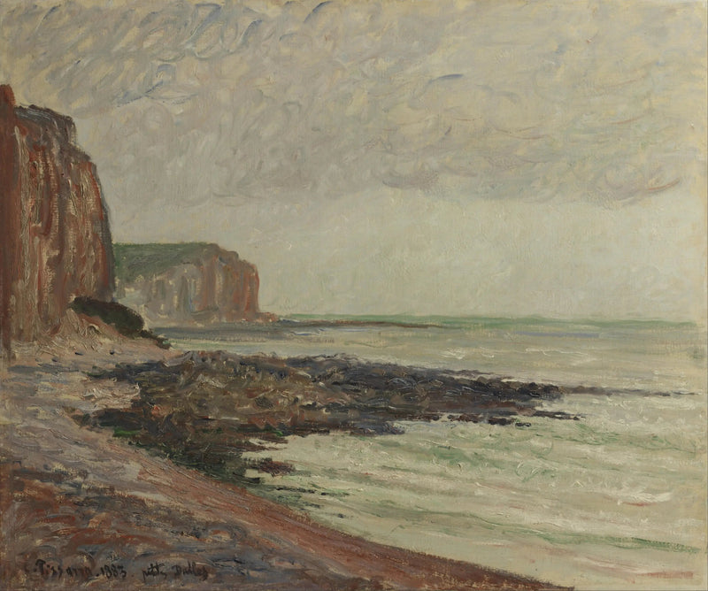 Klippor vid Petites-Dalles - Camille Pissarro