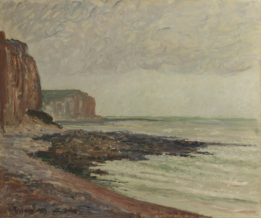 Klippor vid Petites-Dalles - Camille Pissarro