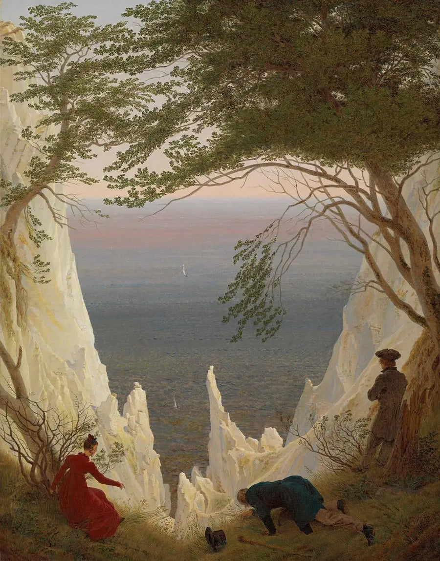 Kritklippor på ön Rügen - Caspar David Friedrich