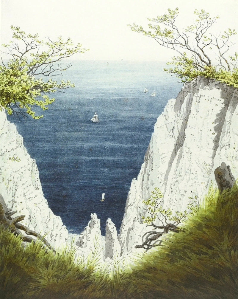 Kritklippor på ön Rügen - Caspar David Friedrich